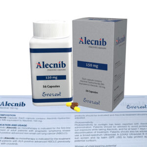 Everest Pharmaceuticals Alecnib 150 mg Alectinib original packaging