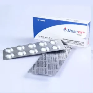 Actual Beacon Dasanix 100 mg dasatinib tablet box and blisters