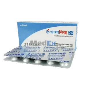 Beacon Dasanix 20 mg dasatinib box and blister