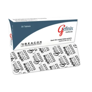 Beacon Gefinix 250 mg gefitinib tablets original box and blister pack