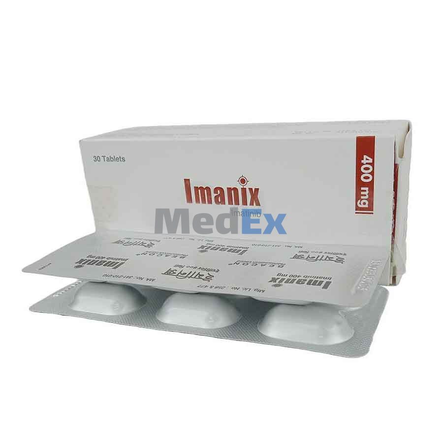 Beacon Imanix 400 mg packaging Beacon Imanix 400 mg packaging