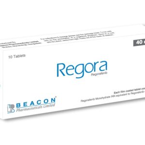 Original Beacon Pharmaceuticals Regora 40 mg regorafenib tablet box