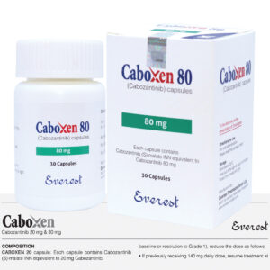 Everest Pharmaceuticals Caboxen 80 mg Cabozantinib original packaging
