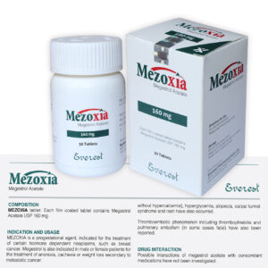 Everest Mezoxia megestrol acetate 160 mg tablets authentic packaging