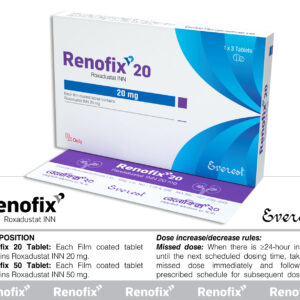 Everest Renofix 20 mg packaging