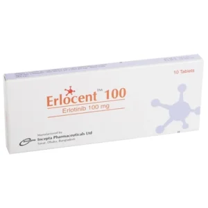 Incepta Erlocent 100 mg authentic packaging