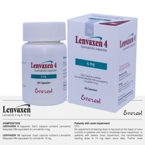 Authentic Lenvaxen 4 mg Lenvatinib Everest medicine packaging