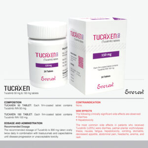 Everest Pharmaceuticals Tucaxen 150 mg Tucatinib original packaging